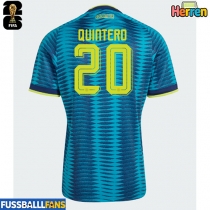 Kolumbien Juan Fernando Quintero #20 Auswärtstrikot EM 2024 Kurzarm